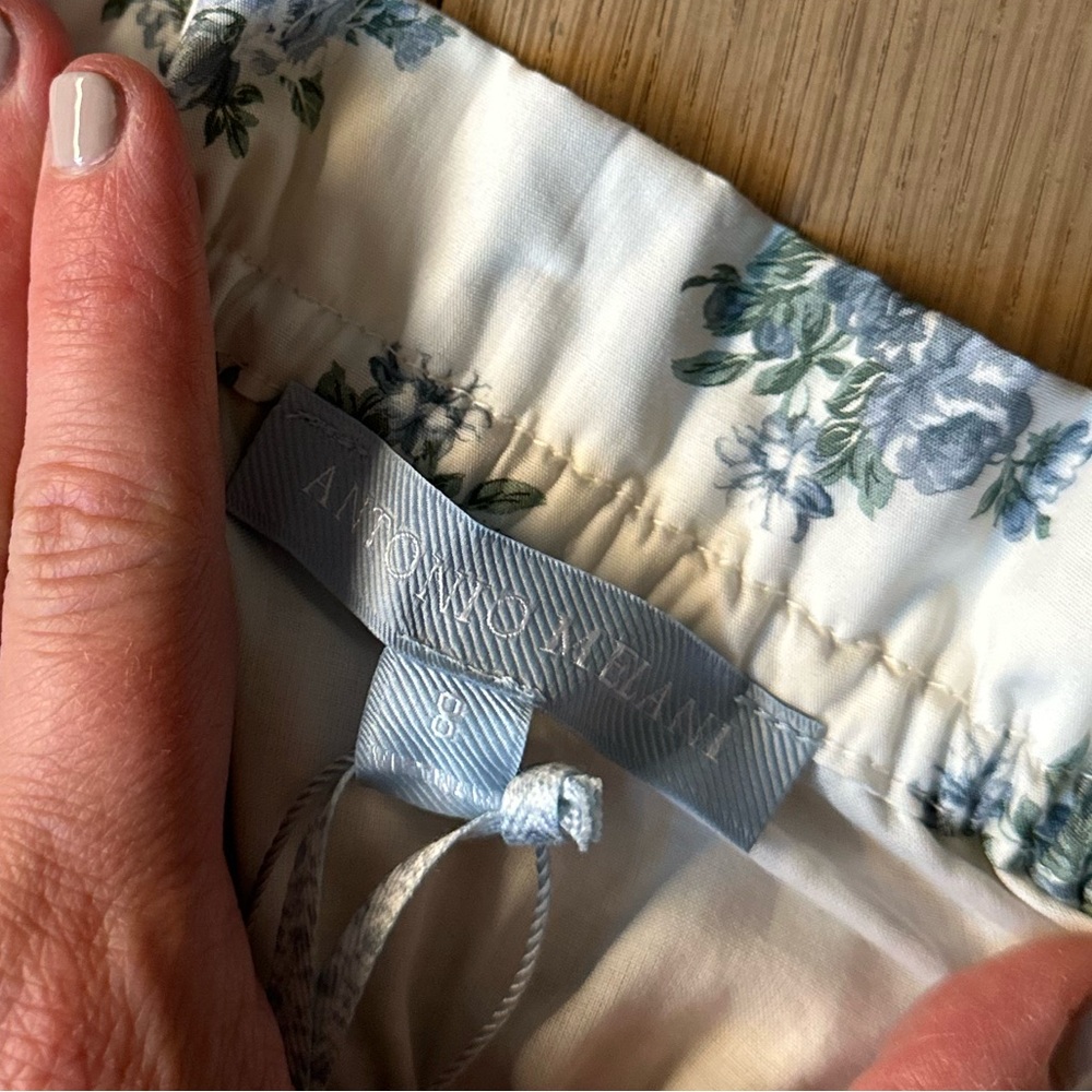 Antonio Melani Born on Fifth “Lottie” short sleeved smocked A-line midi dress